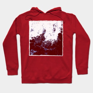 Citywave through Window in Maroon with White foam Hoodie